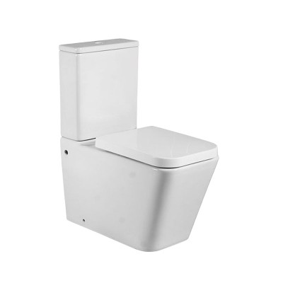 A-8154 Modern white ceramic washroom bathroom toilet, compact chemical toilet