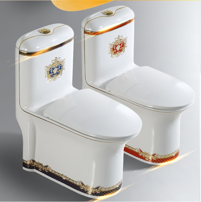 Waimaotong Wholesale A-812 China supplier bathroom cheap price one piece toilet color toilet