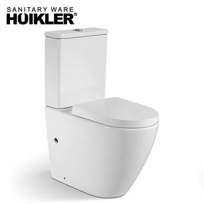 European standard Toilet of Washdown cheap toilet rimless wc water closet toilet with Soft Close Seat